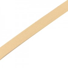 Basic flach Lederband 5mm Camel brown